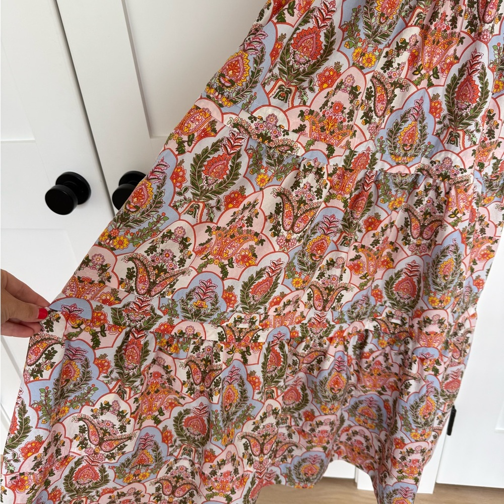 By Anthropologie Multicolor Paisley Maxi Dress - Picture 6 of 9